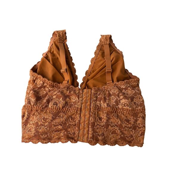 Cosabella - Pret A Porter Curvy Longline Bralette - XL - Sahara/Taaja Mango - Picture 5 of 10